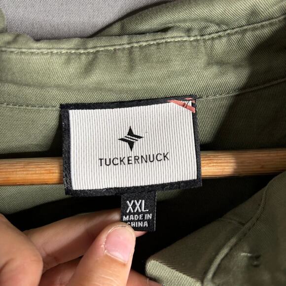 Tuckernuck Hayes Shirt Dress Jade Green Size XXL - Picture 7 of 7